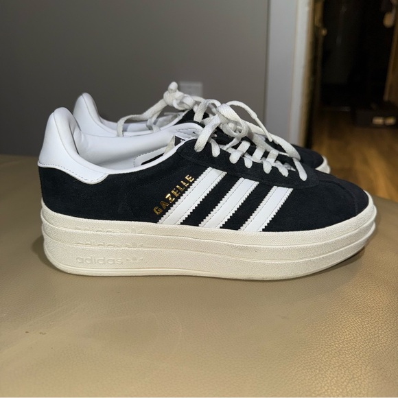 adidas Shoes - Adidas Gazelle Platform Women’s Sneakers – Black/White